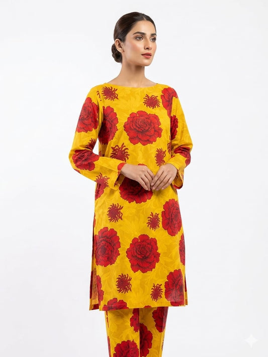2 Piece - Printed Lawn Suit