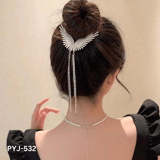 Elegant Crystal Butterfly Hair Claw – Party Wear Hair Accessory for Girls